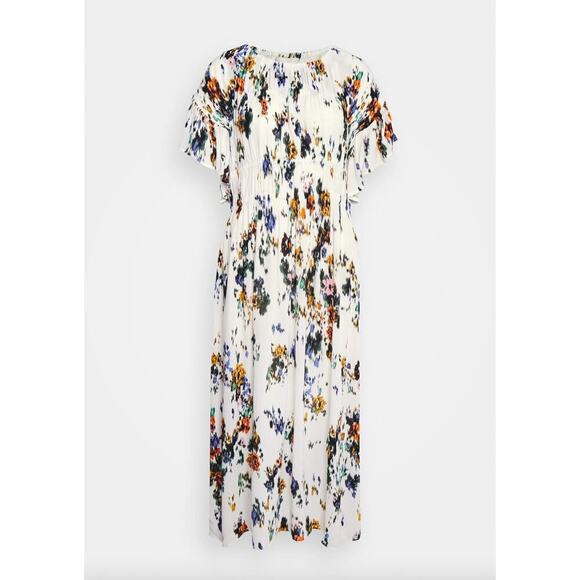 NEW $383 MUNTHE Jacey Dress Midi Multi - Picture 9 of 13